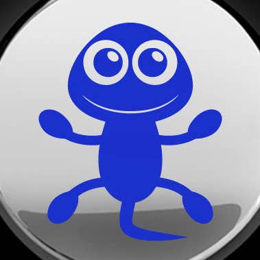 Adorable Lizard Fuel Cap Car Sticker for wholesale by WinsterCreations™