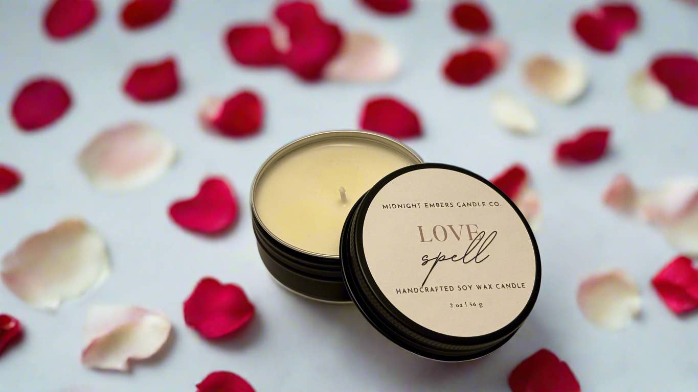 Midnight Embers Candle Co. - Wholesale Jar/Filled Candle -  2 oz. | Travel Tin Candles | Hand poured | Event Favors3