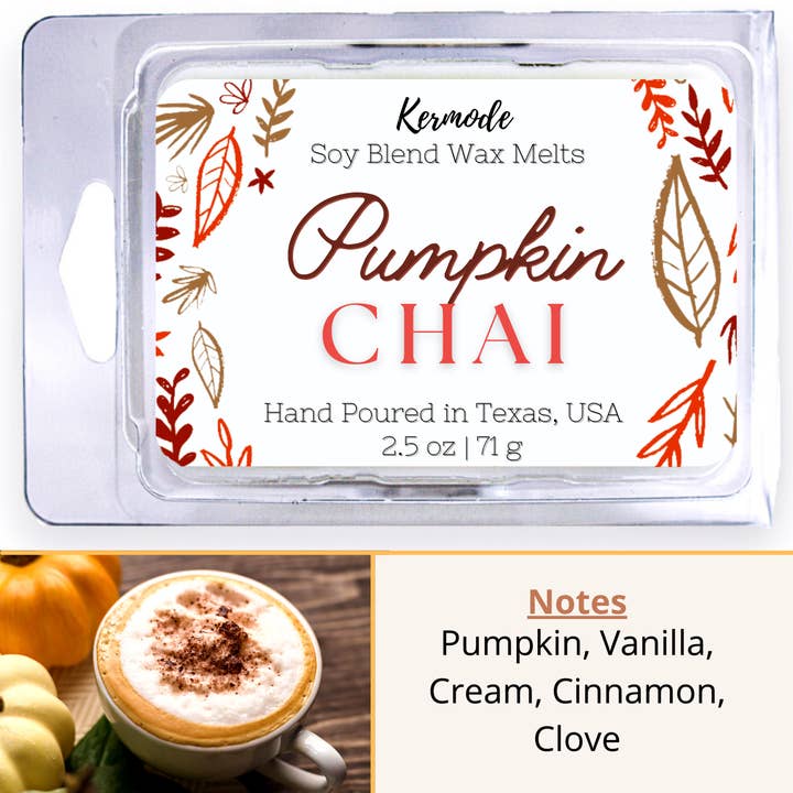 Pumpkin Chai - Highly Scented Non Toxic Wax Melts for wholesale by Kermode