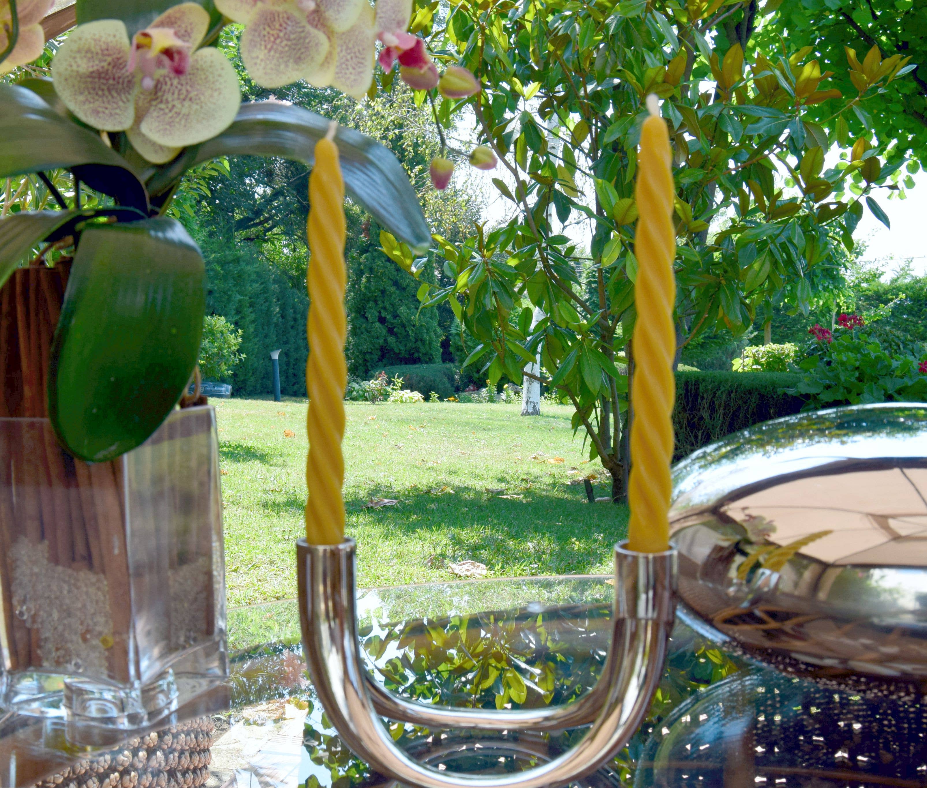 Beelight Candles - Wholesale Tapered Candle/Candlestick - Twisted Beeswax Taper Candle - Pure Beeswax and Cotton wick4