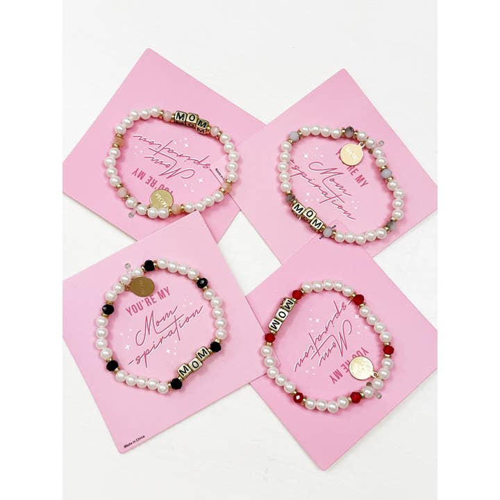 MIX COLOR MOM inspirational Bracelet for wholesale on Faire