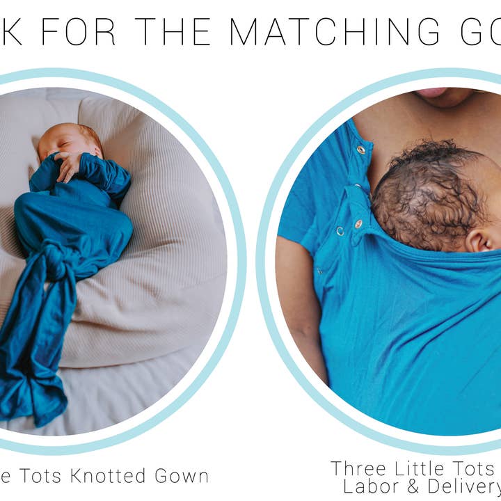 Three Little Tots - Vendita all'ingrosso Tutina per neonati - Neonati - Abito da sposa annodato blu24