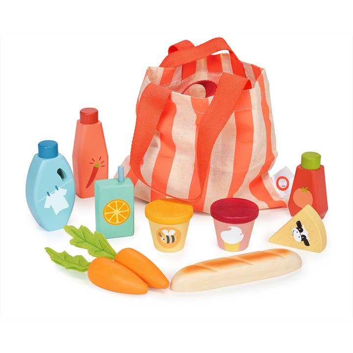 ThreadBear Design UK/EU - Wholesale Toy Set - Kids - Mentari Bargain Grocery Bag0