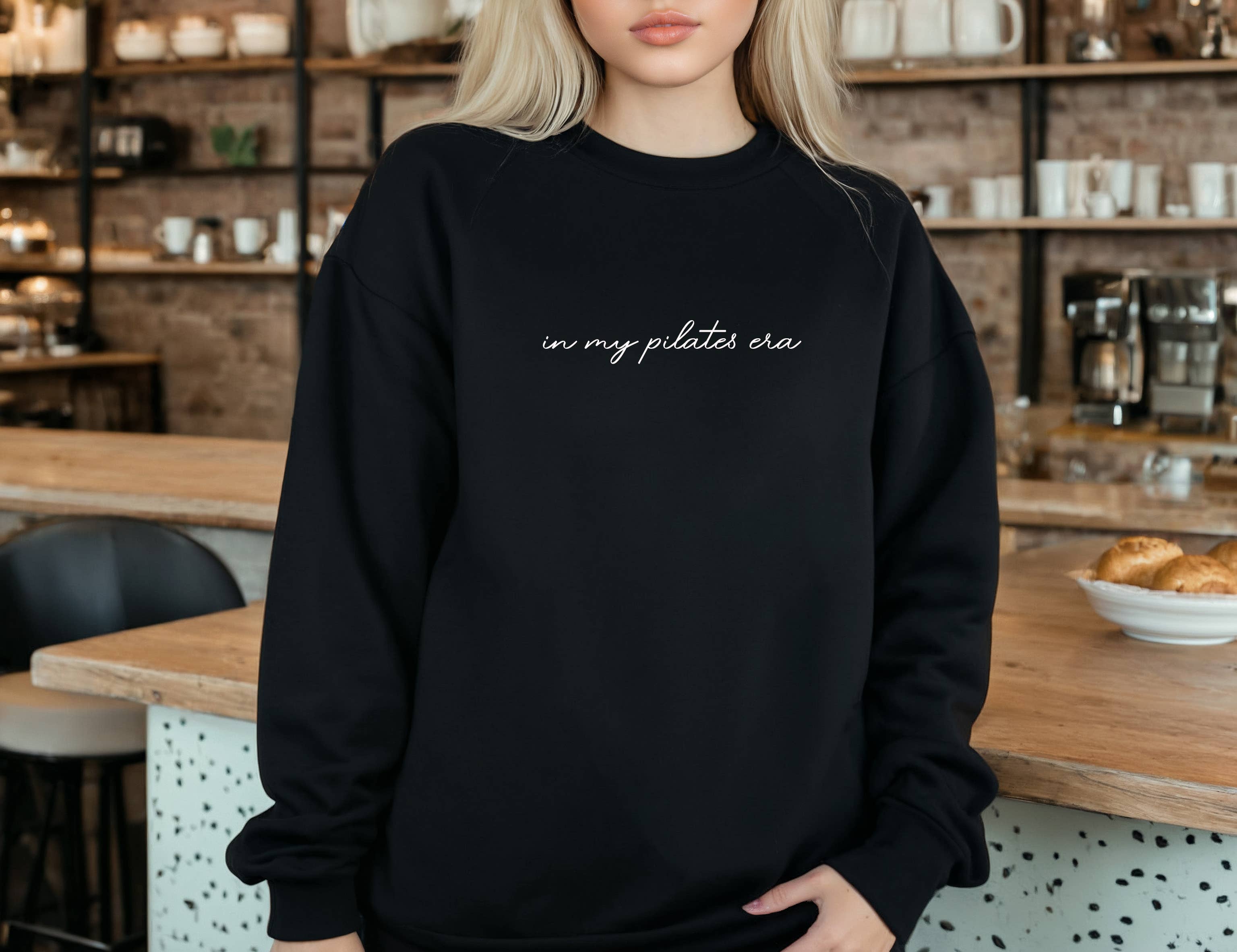 One Nine - Wholesale Graphic Sweatshirt - Women's - Pilates Sweatshirt /In my PILATES ERA1