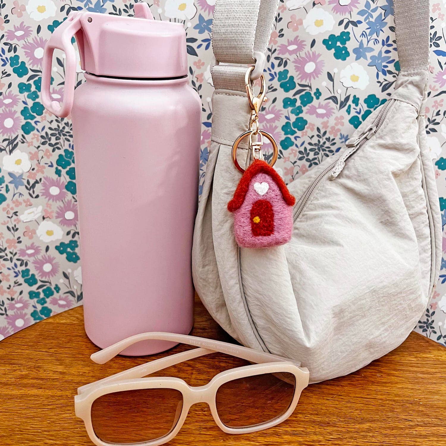 Home Dweller - Wholesale Keychain – Women's - Felt House Keychain | Bag Charm3