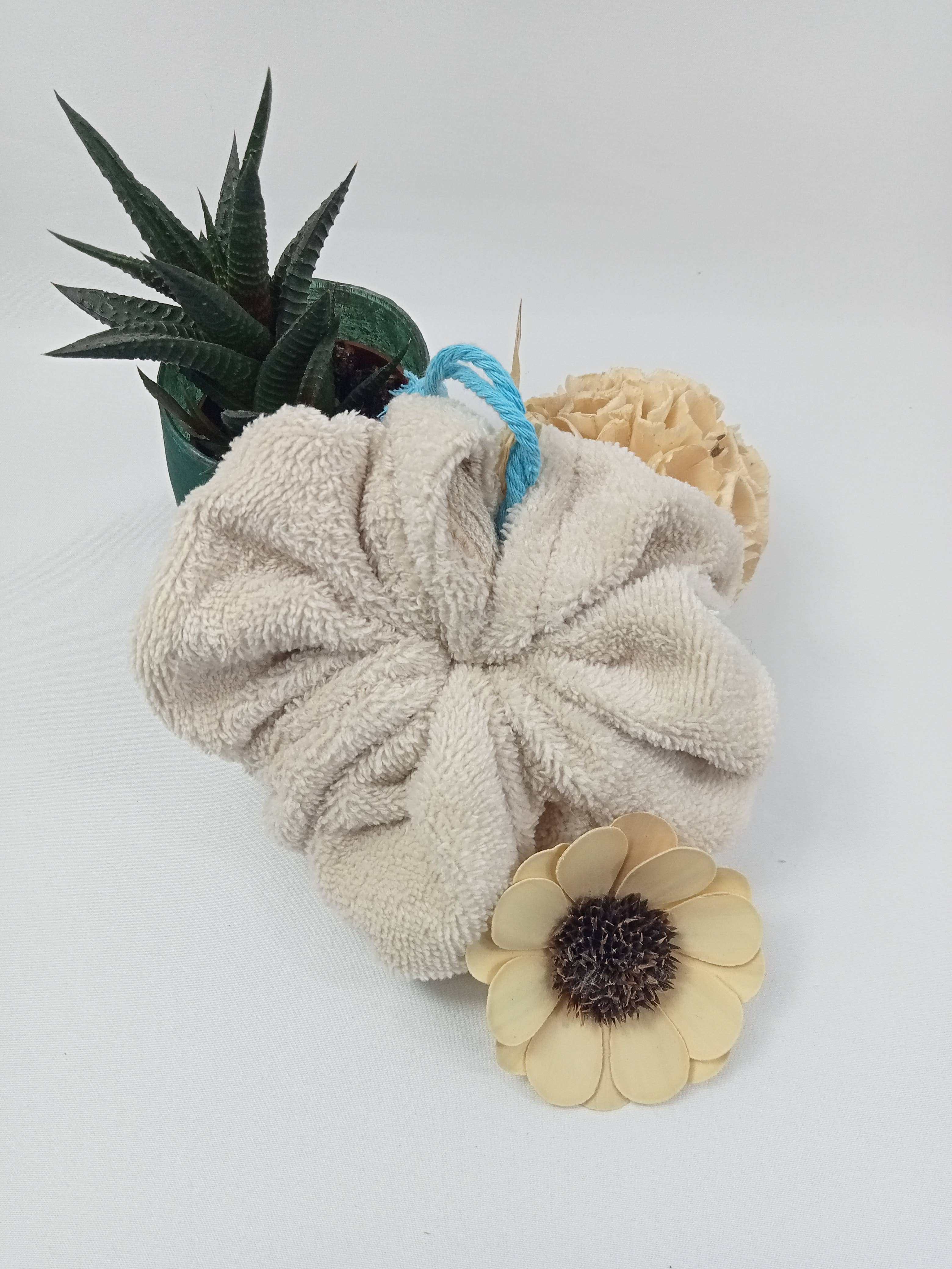 ZHENZHI – Puff/esponja de banho por atacado – Flor de chuveiro5