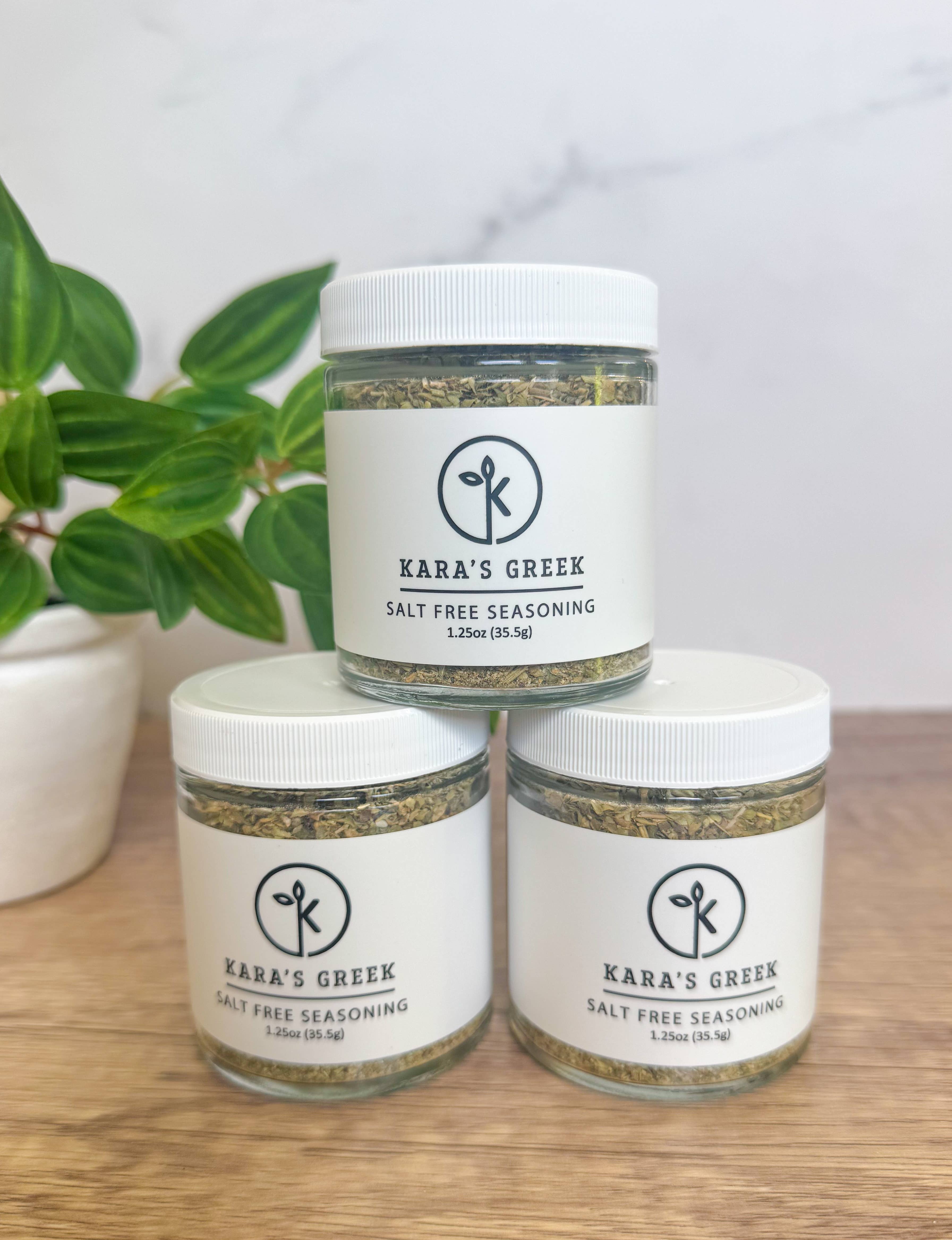 Kara's Greek - Vente Mélanges d'épices séchées - Assaisonnement grec sans sel de Kara0