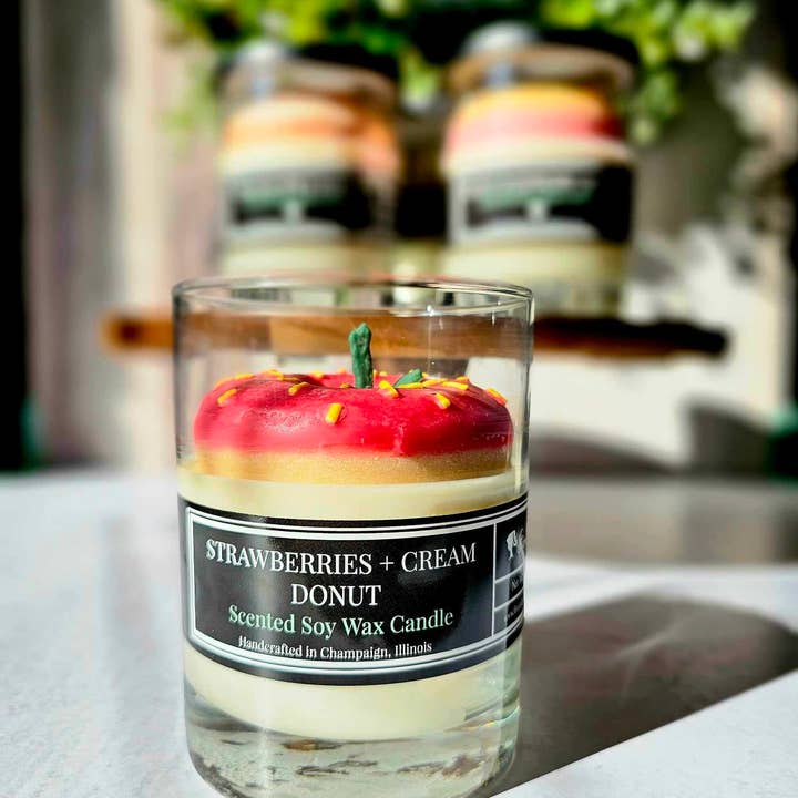 Fire Doll Studio - Wholesale Jar/Filled Candle - Party Donut 10 oz Soy Candle! 6