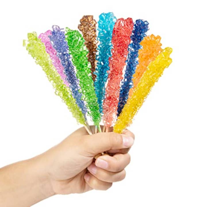 Candy Envy - Wholesale Hard Candy - Assorted Colors Rock Candy Sugar Sticks - Assorted Flavors1