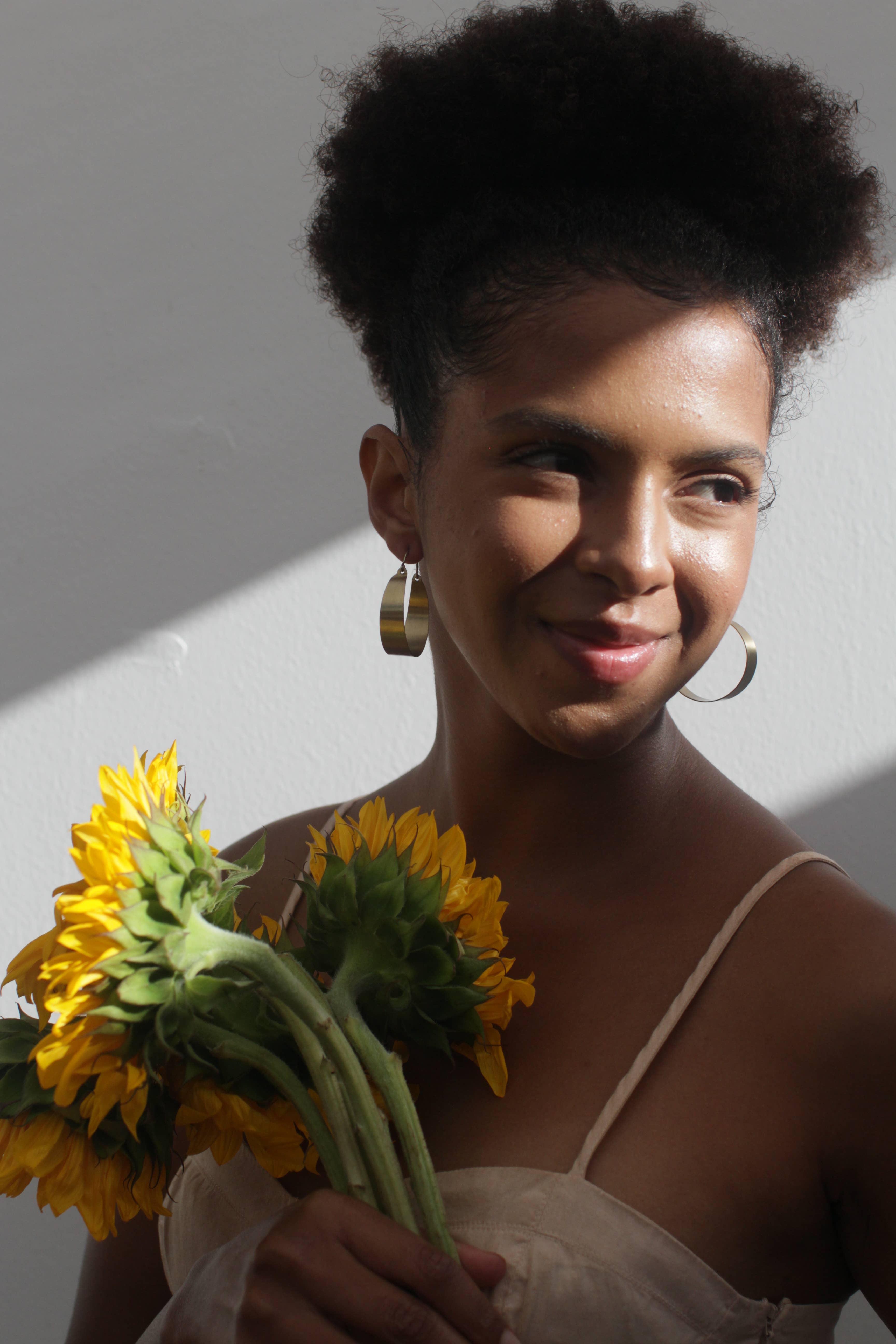 Rover & Kin - Wholesale Hoop Earrings - Brassy Statement Earrings7