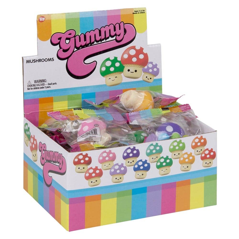 La Luna Bella - Toys - Wholesale Classic Toy - Kids - 1.5" Gummy Mushrooms Toy - LLB Toys6