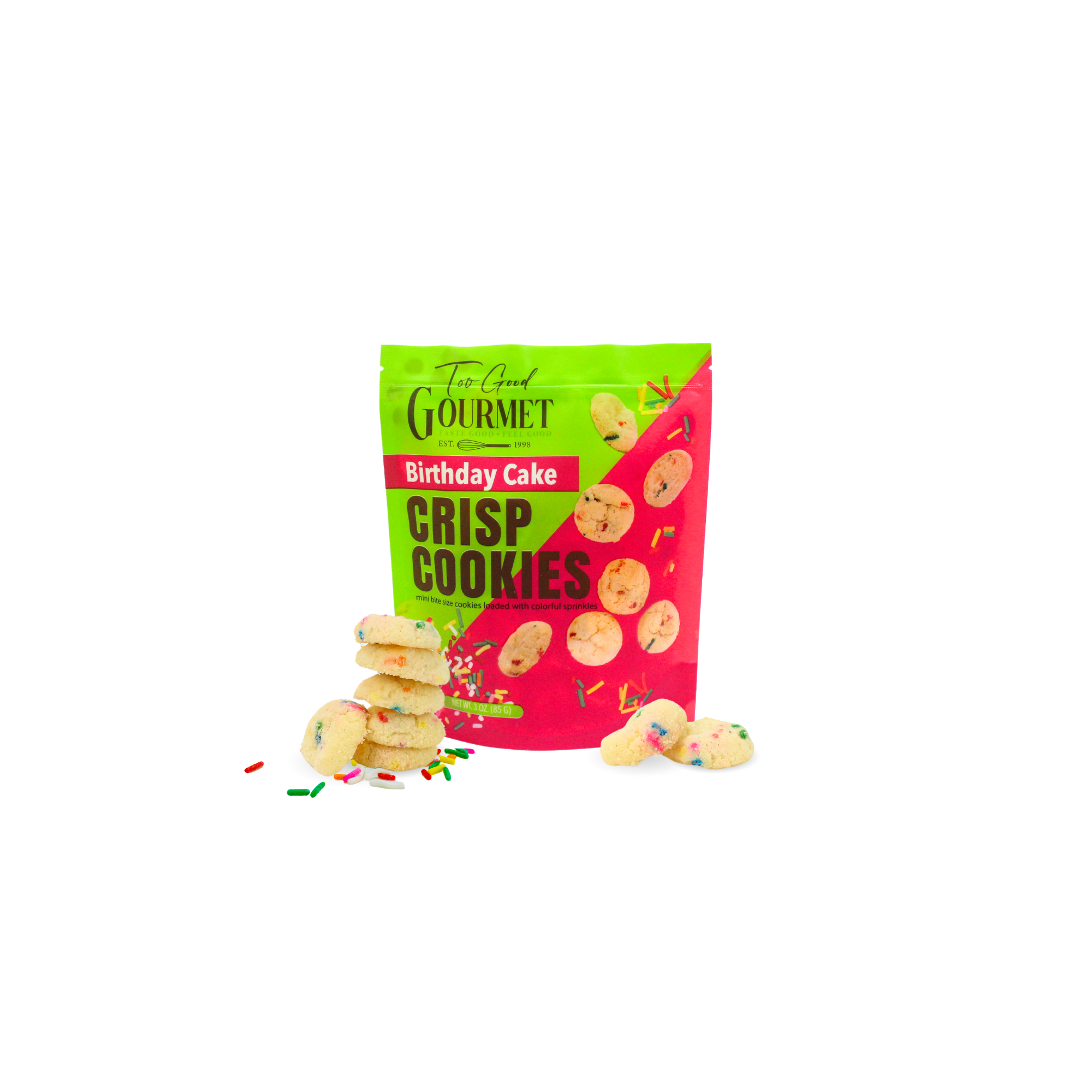 Too Good Gourmet - Wholesale Cookie - 3oz. Bagged Bite Size Mini Crisp Cookies2