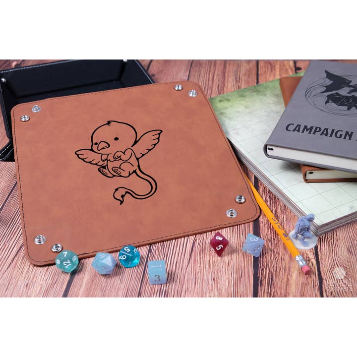 Level 1 Gamers - Wholesale Dice - Cute Griffin - D&D Dice Tray2