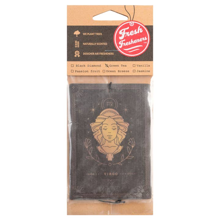 Fresh Fresheners - Wholesale Car Freshener - Unisex - Virgo Zodiac Air Freshener Pack of 121
