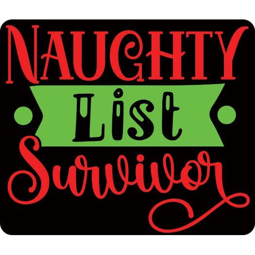 Custom Decor - Wholesale Sticker - Sticker - Naughty List Survivor