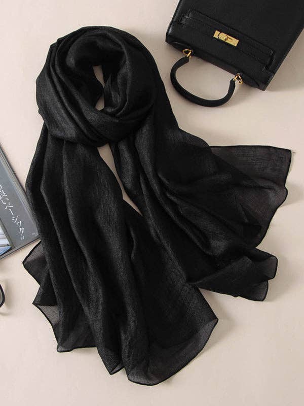 FurDecoration – Großhandel Schal – Damen – Einfarbige Thermo-Halswärmer für Sonnenschutz und Wärme33