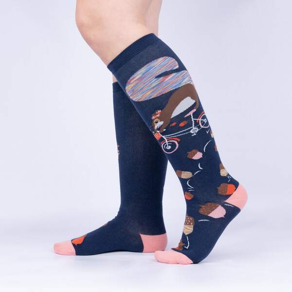 Sock it to Me - Wholesale Socks - Unisex - Knee High Sock: Feeling Squirrelly1