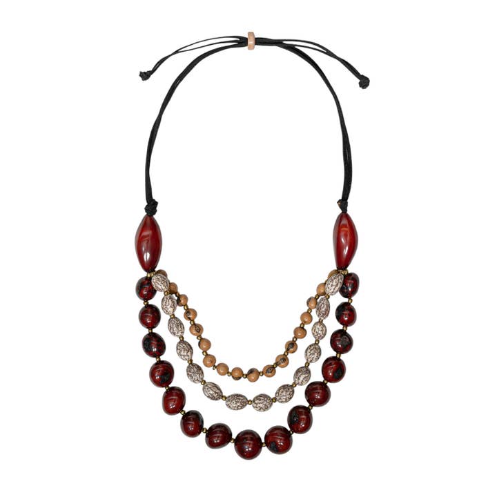 Idra Necklace for wholesale by Organic Tagua Jewelry