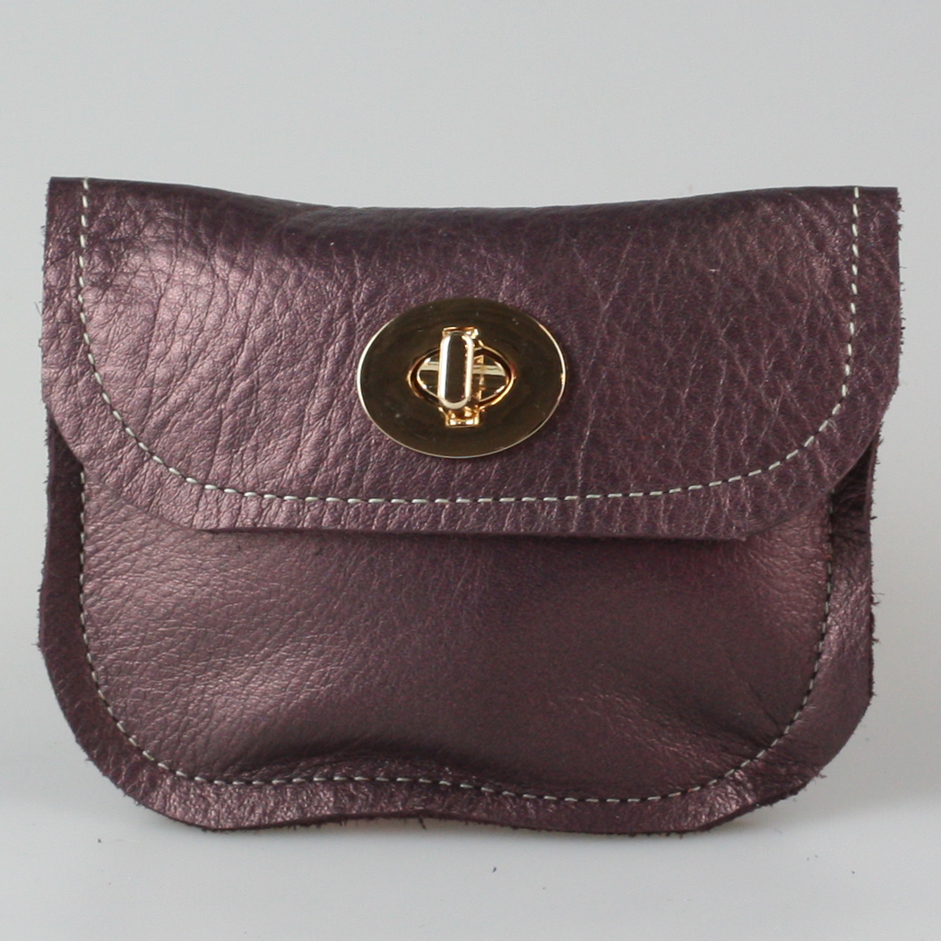 Zina Kao Exclusives - Wholesale Wallet - Women's - The Turnlock Metallic Leather Wallets: 3 sizes!0