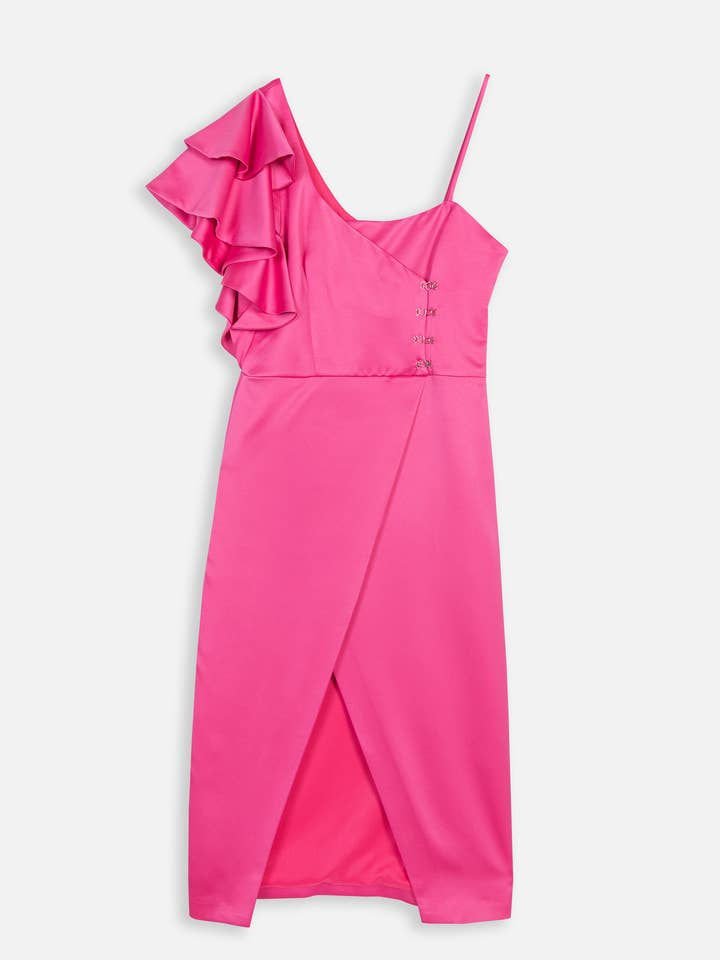 Ruffled Sleeve Kjole for engroshandel hos Ana Sousa