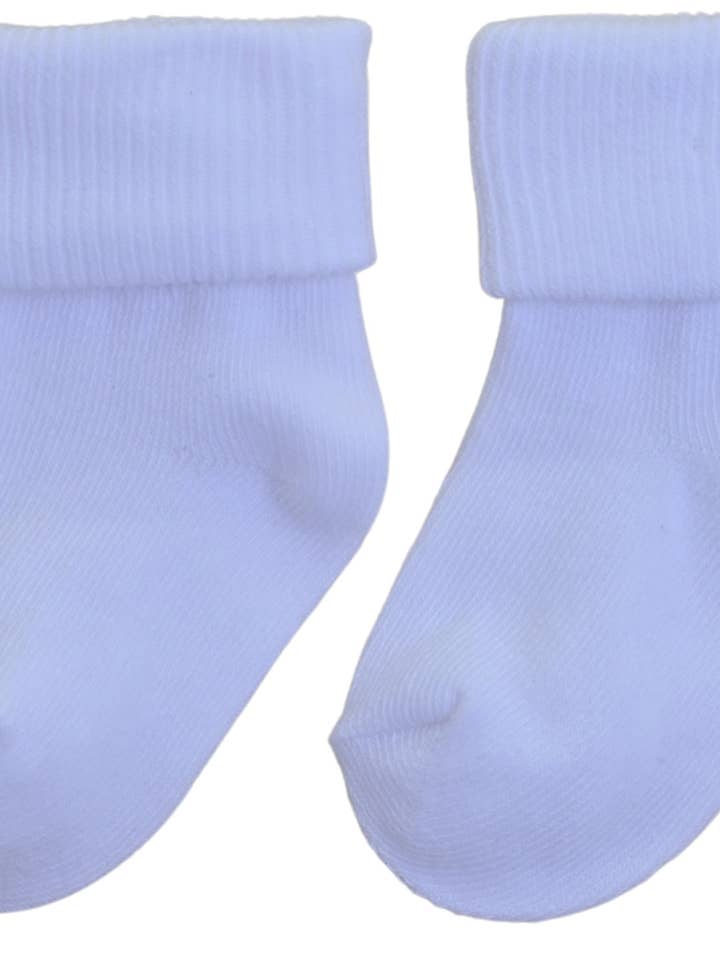 Pex Wholesale - Wholesale Socks – baby - Roma Socks White (6 x 2 Pair Packs)1