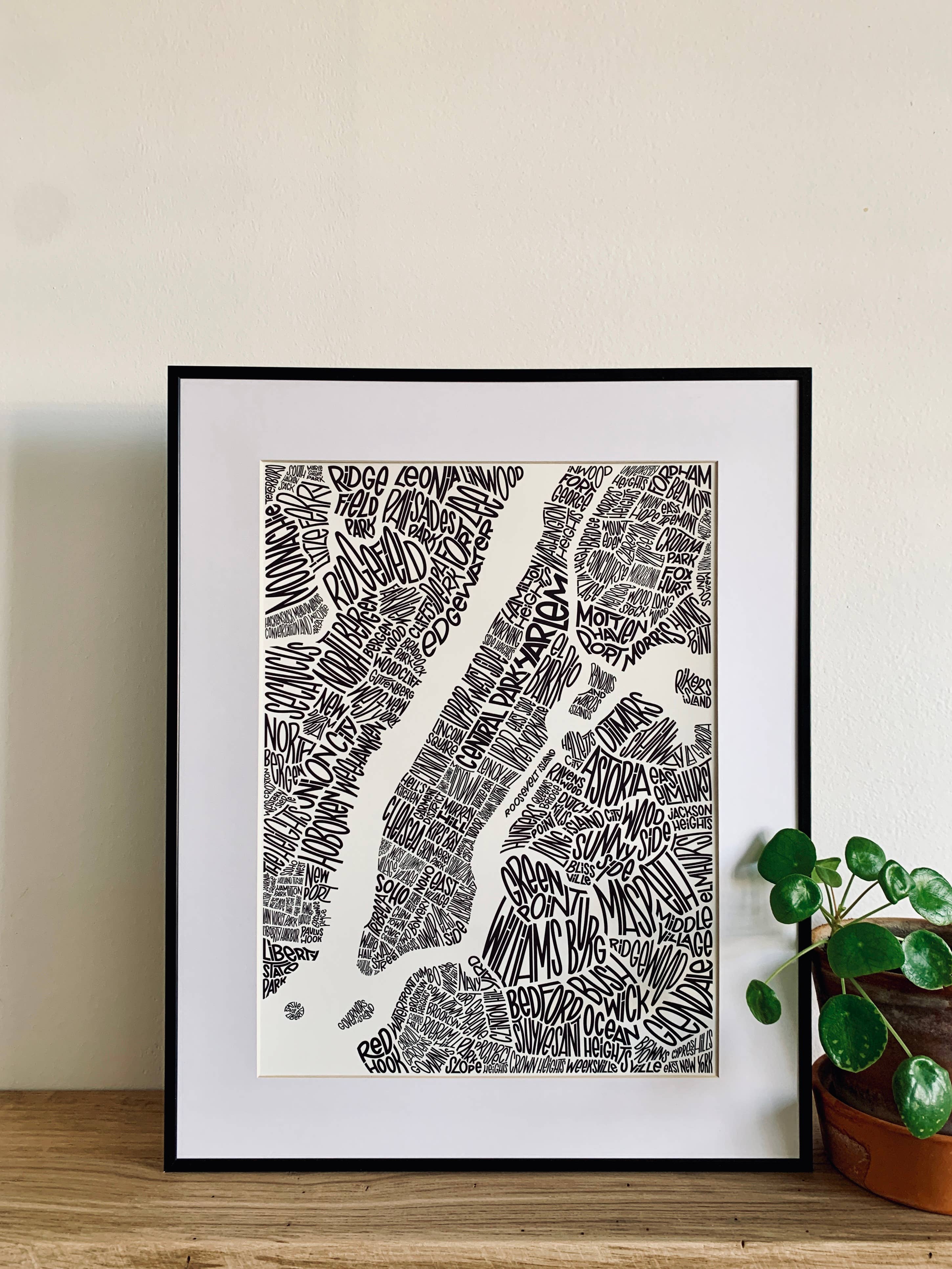 Les Petits Plans – Engroshandel Plakat – Plakat med New Yorks bydele og seværdigheder6