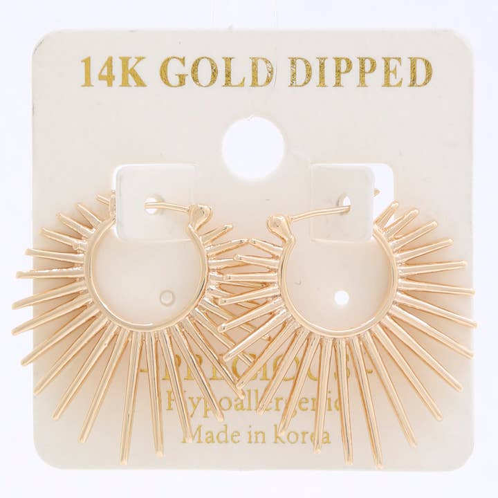 anbfashion - Wholesale Dangle Earrings - 14K GOLD DIPPED EARRING KSE-6756