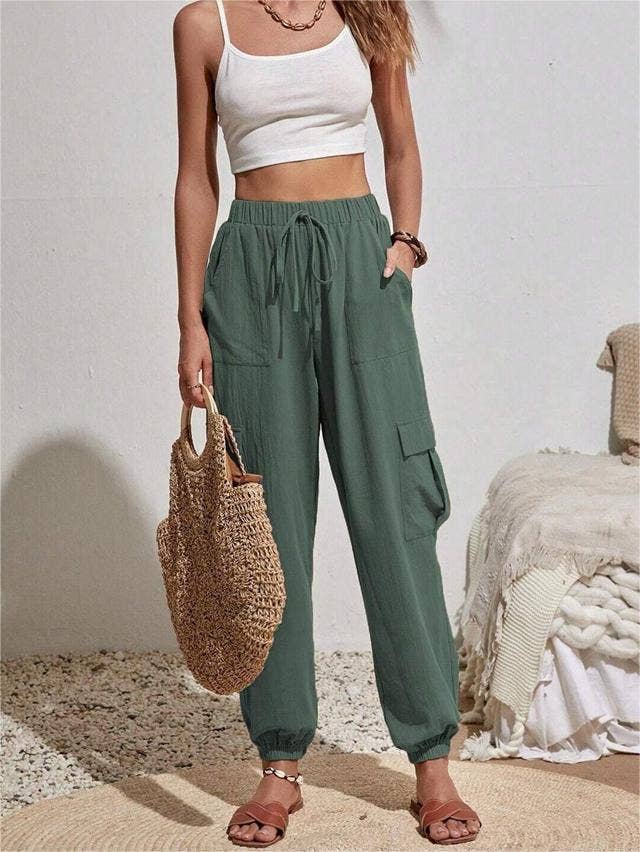 Rosa Clothing - Wholesale Pants - Women's - Pocket trousers cargo pants15