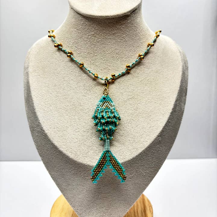 Murano Fischform-Halskette für den Großhandel von Bellalu Jewelry and Accessories