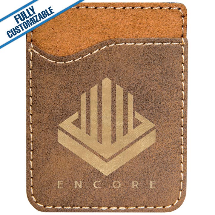 GiftWorksPlus - Wholesale Phone Wallet - Unisex - Leatherette Phone Wallet - Fully Customizable7