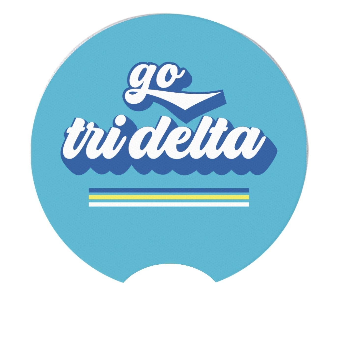 Sarahndipity Shop - Wholesale Car Coaster - Women's - Sorority Car Coasters - Go Design12