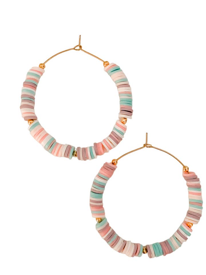 Multicolor Medium Hoops for wholesale by Adri’s