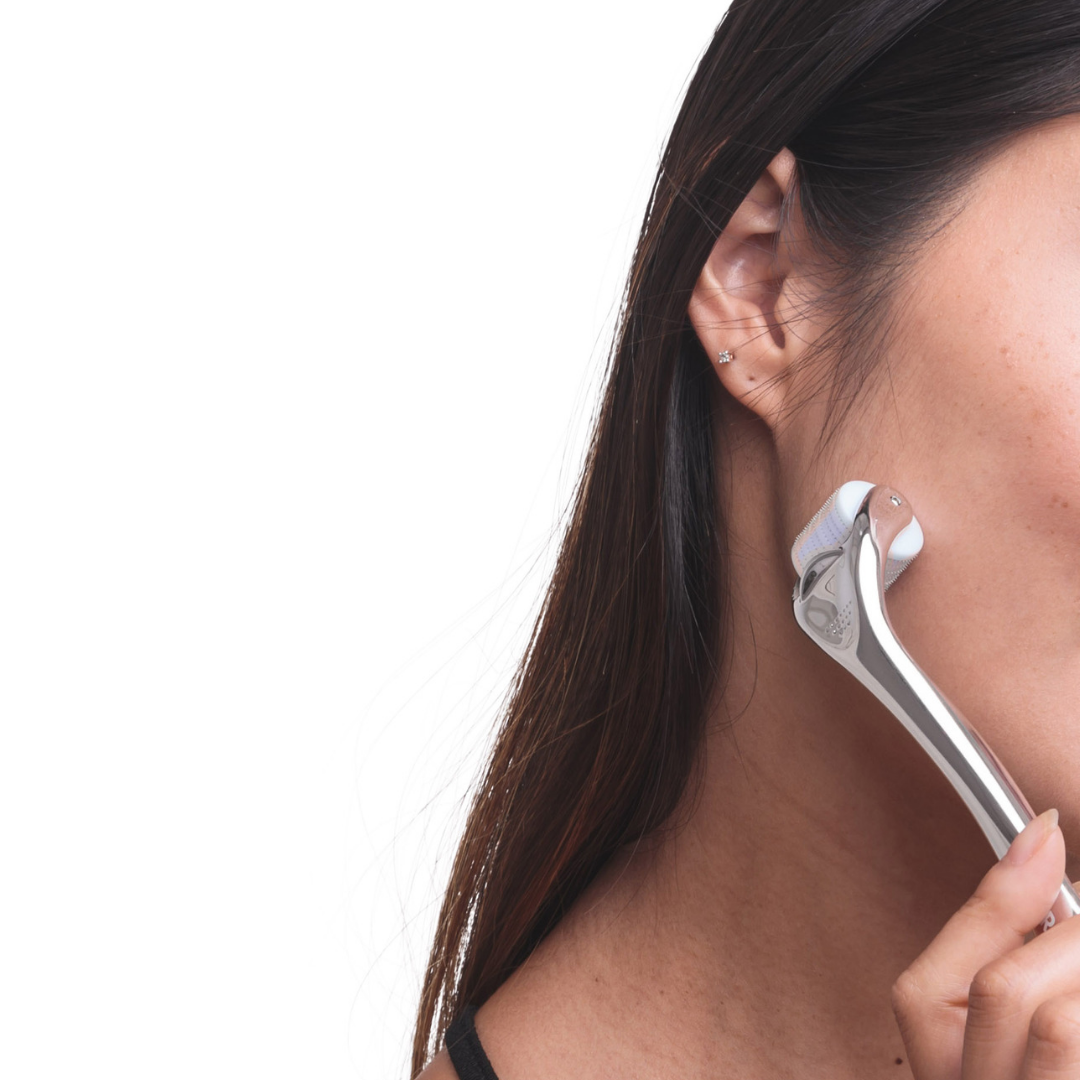 PURE SOL. - Wholesale Face/Beauty Roller - Let It Roll Stainless Steel at Home Microneedle Roller3