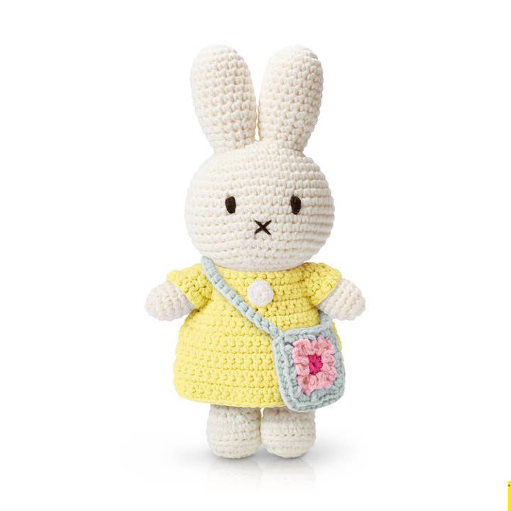 Miffy and her flower bag for wholesale by Just Dutch US