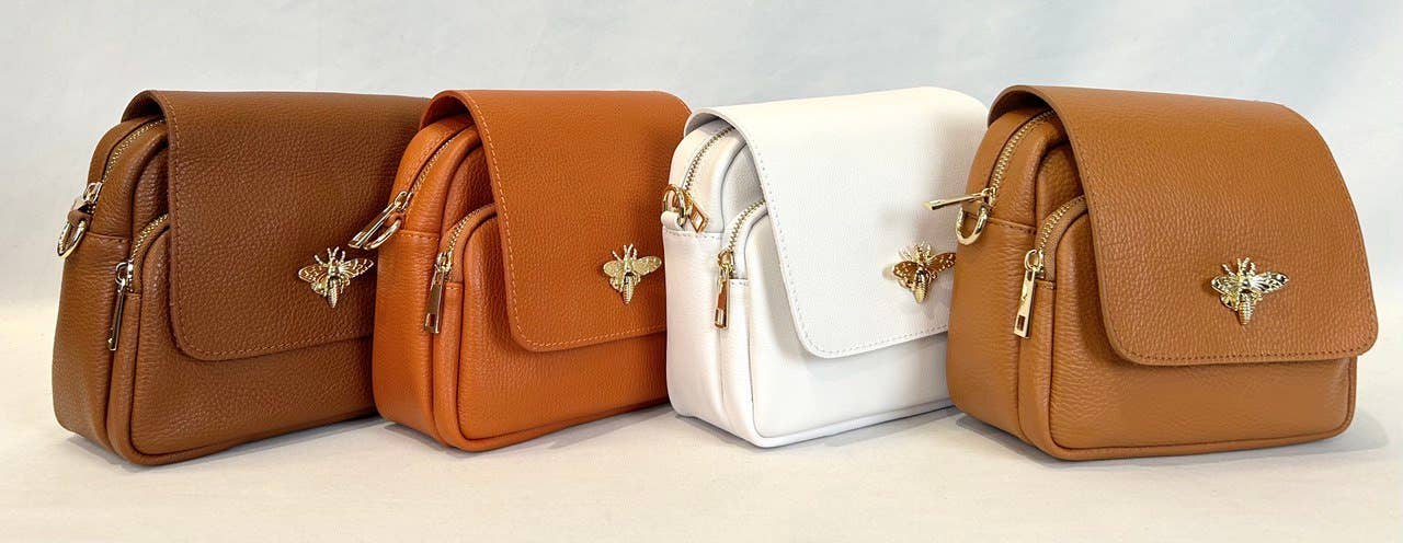 JIJOU CAPRI - Wholesale Crossbody Bag - Women's - Italian Leather Bumble Bee Crossbody Bag JIJOU CAPRI7