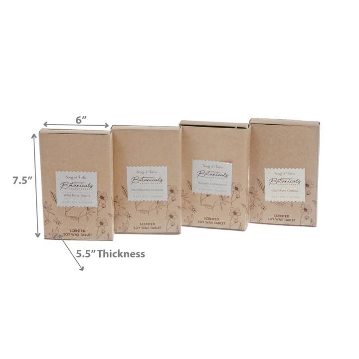 Multi Botanicals Aroma 1,76 Oz doftande sojavax tablett Asstd för wholesale på Faire