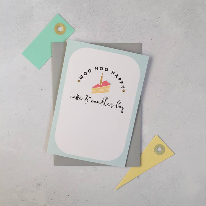 Cake and Candles Card for wholesale by Always Sparkle