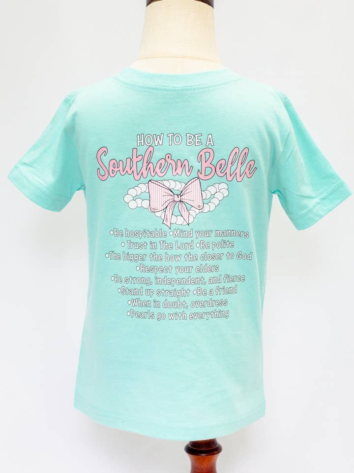 Southern Belle Kids' T-shirt for wholesale by Magnolia Mudbugs