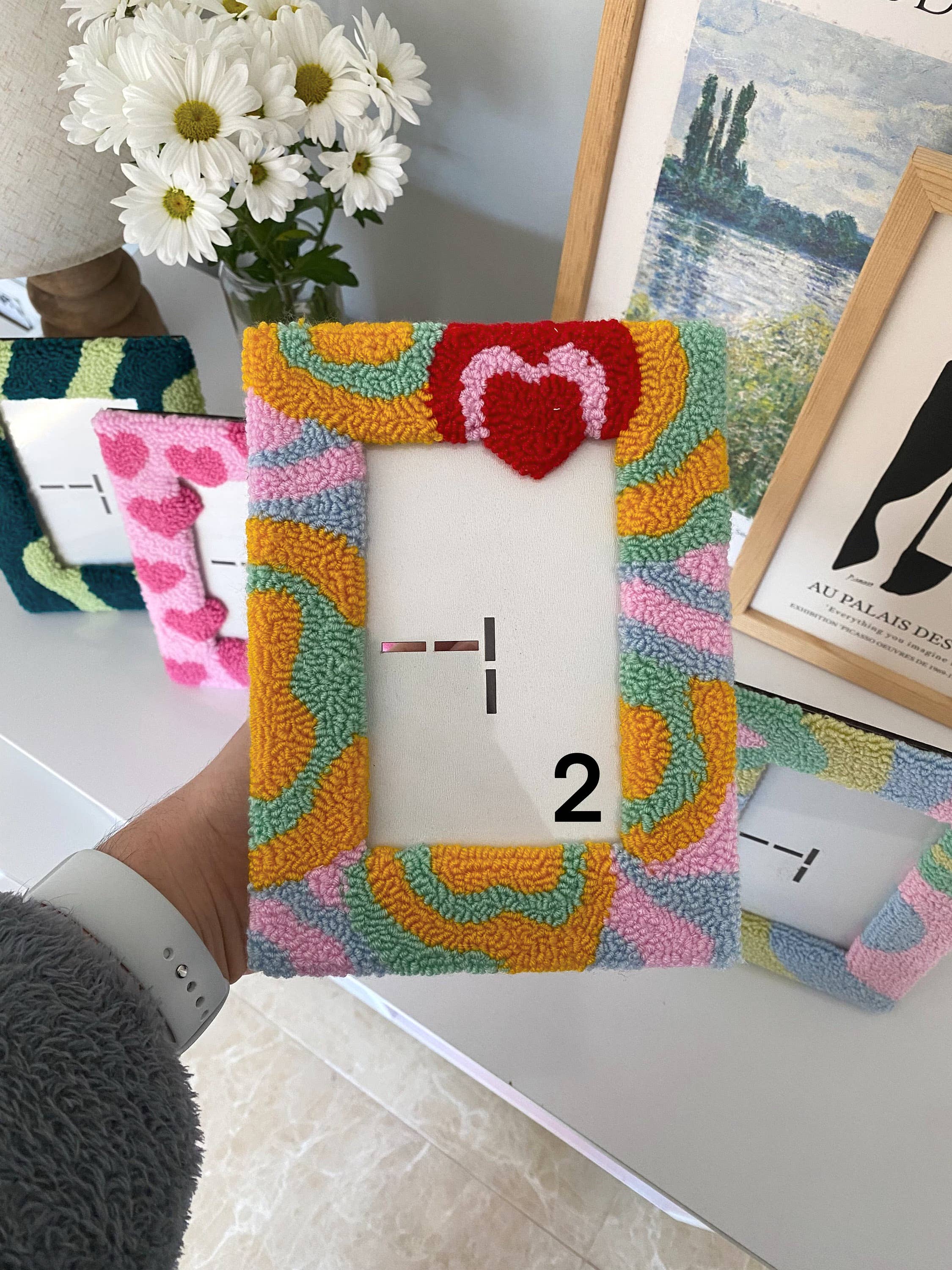 Mudita Rug Studio - Wholesale Picture Frame - Handmade Punch Needle Picture Frames, Picture frame1