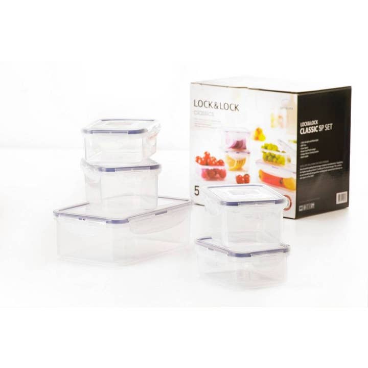 Set Promo Les Classiques 5 boîtes pour la vente par Lock & Lock