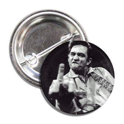 Shady Front - Wholesale Lapel Pin/Button - Johnny Cash Button