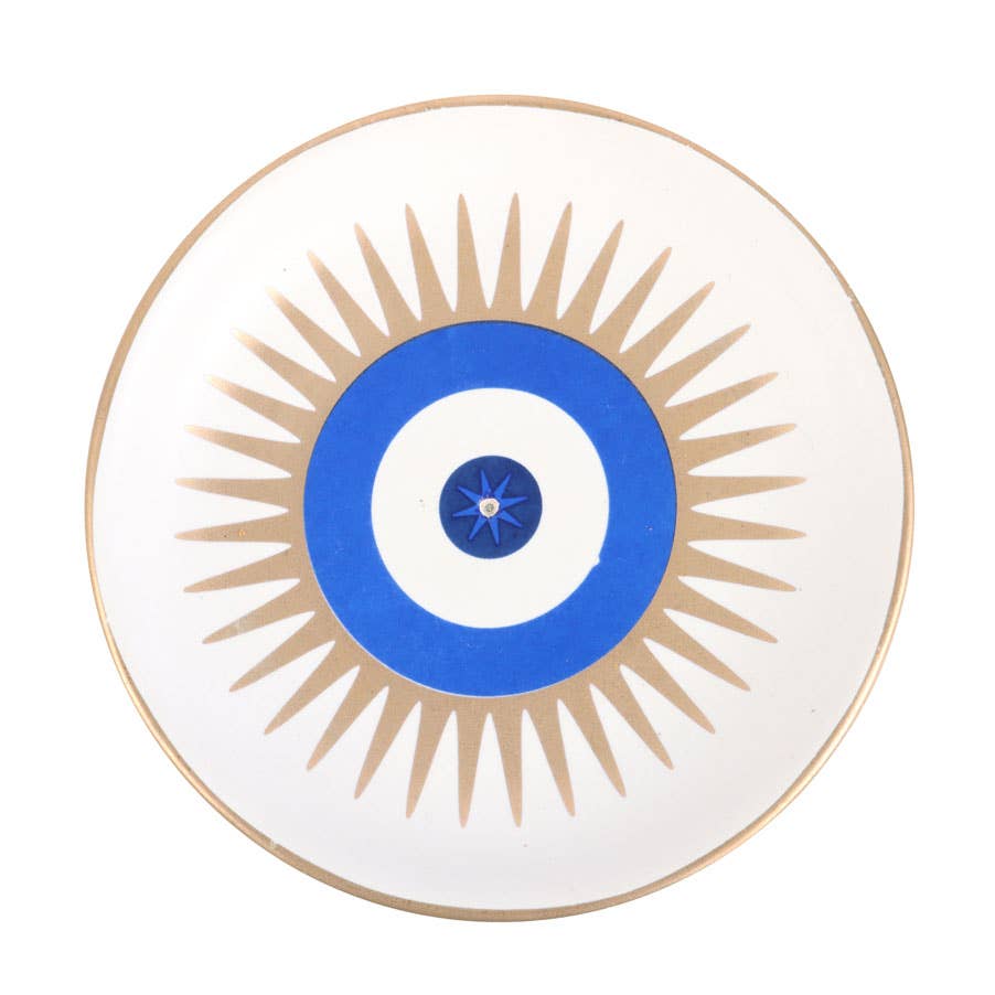 Something Different Wholesale - Wholesale Incense Holder - All Seeing Eye Ceramic Incense Holder Plate3