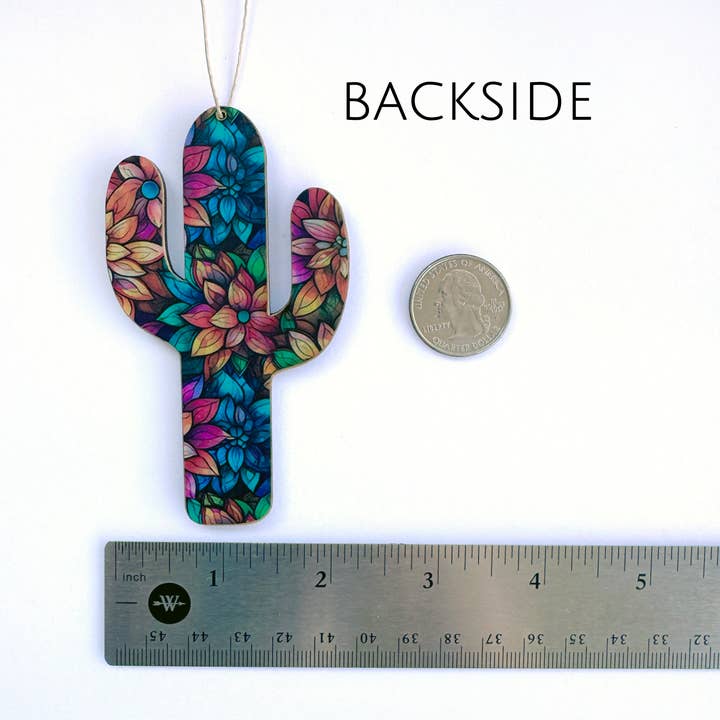 Art by Sharell - Wholesale Ornament - Cactus Ornament, Southwest Desert Lover Saguaro Ornament3