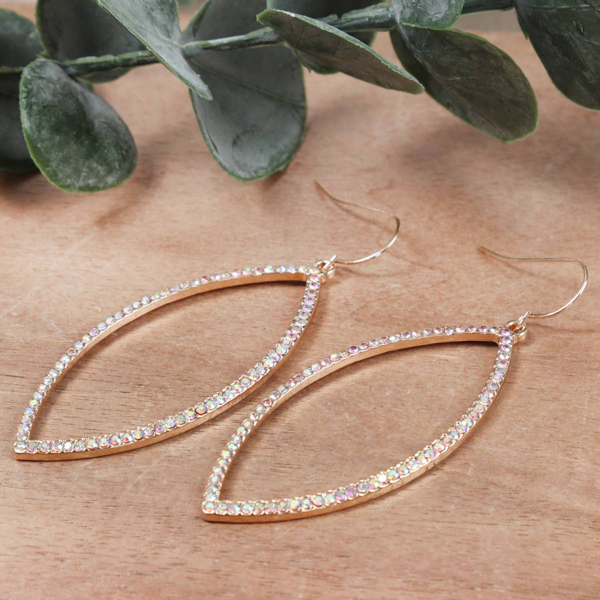 MYS Wholesale Inc - Wholesale Dangle Earrings - Open Marquise Rhinestone Earrings5