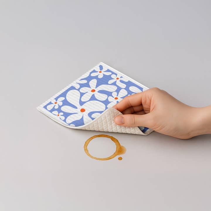 Naturbedacht - Wholesale Dishcloth - Sponge cloth - Flowers - No. 53