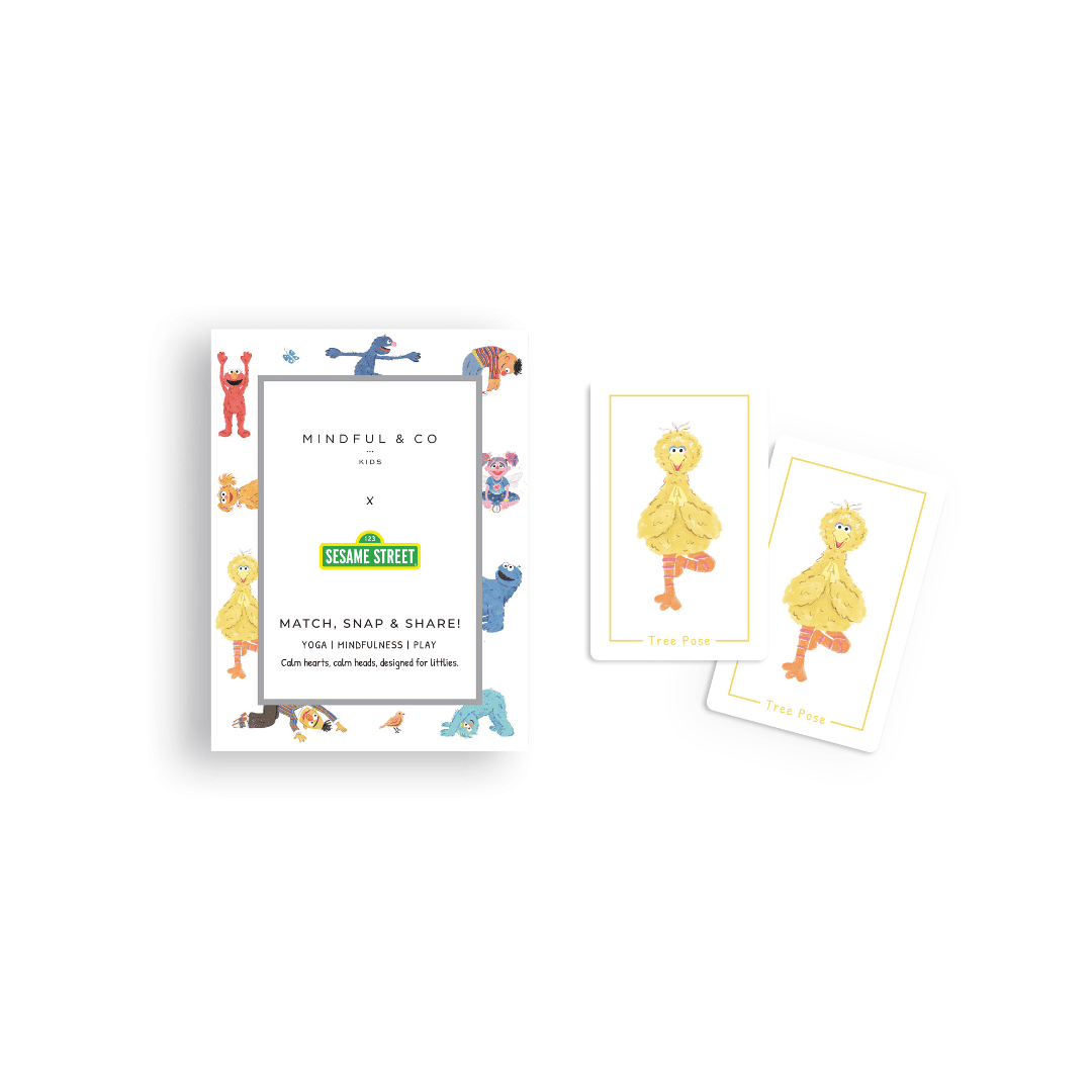 Mindful and Co Kids USA – Jogo de cartas por atacado – Jogo de Cartas 3-em-1 da Rua Sésamo1