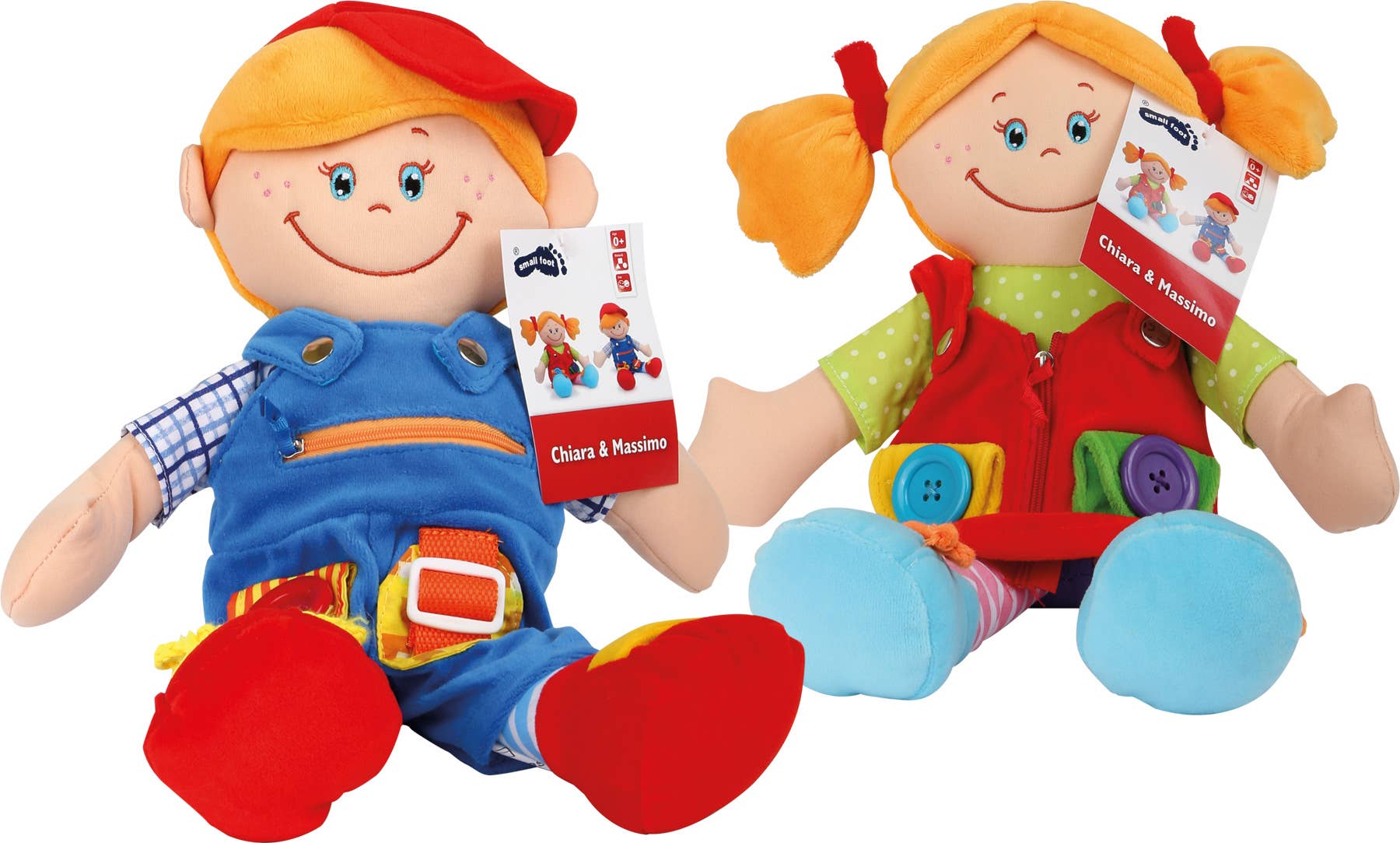 small foot - Wholesale Doll - Kids - Rag Dolls "Chiara & Massimo"0