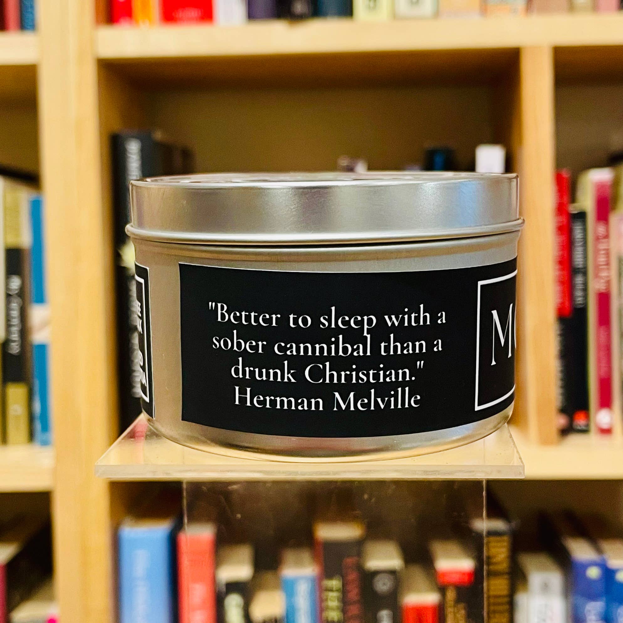 NovelTea Bookstore & Gifts - Wholesale Travel Candles - Moby Dick - Sea Spray & Driftwood Scented Black Label Candle9