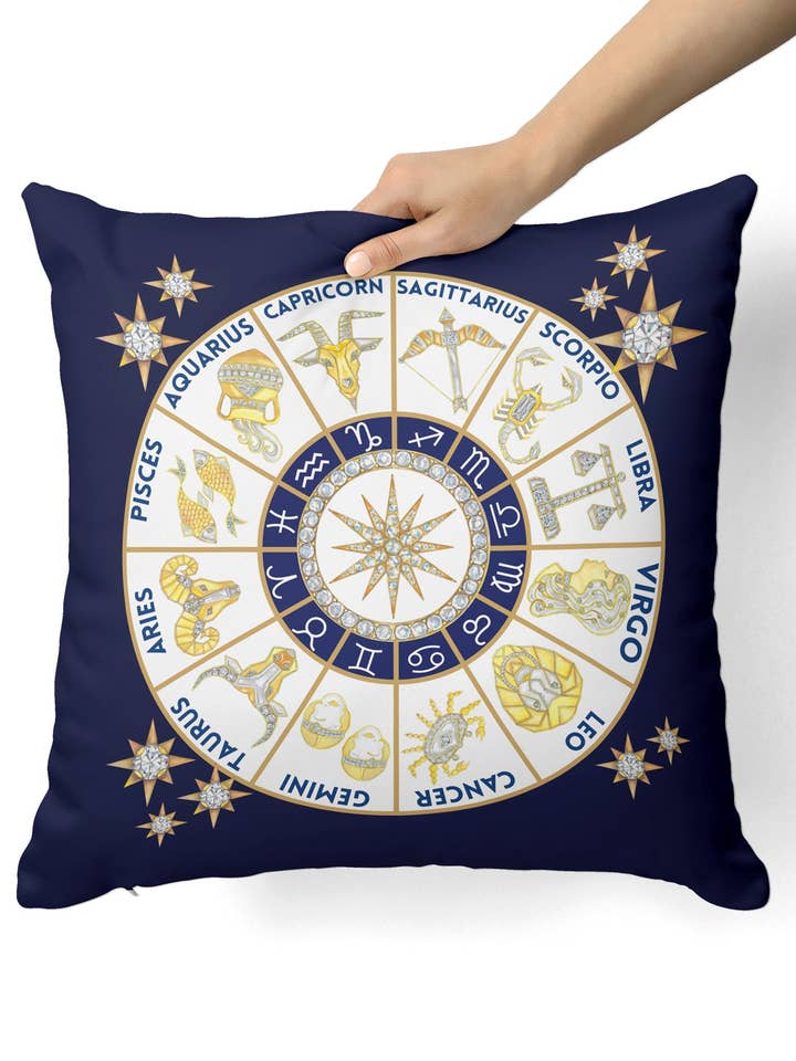 Zodiacs kussen voor wholesale door Juler's Row