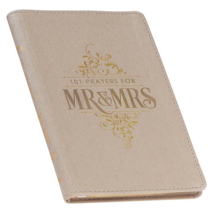 Christian Art Gifts - Wholesale Book - Adult - Gift Book 101 Prayers for Mr. & Mrs. Faux Leather